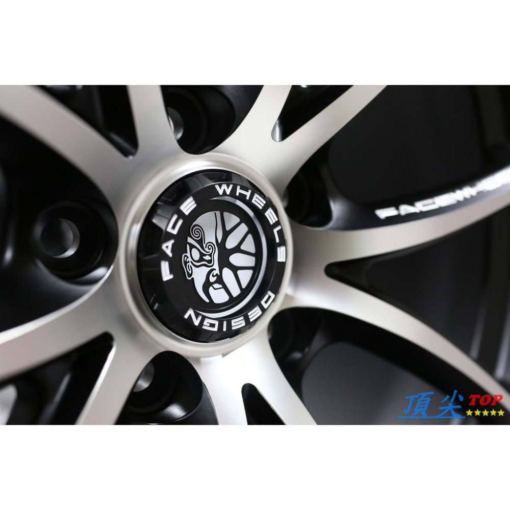 【頂尖】全新FACE WHEELS 臉圈 RF99 18吋旋壓鋁圈 5X112 8.5J ET43 消光黑車銀面-細節圖6