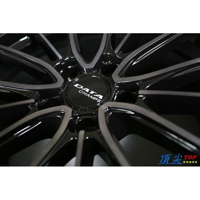 【頂尖】全新DATA 19吋DST旋壓鋁圈 FF11 5X108 112 114.3 8.5J 亮黑色車透明黑-細節圖5