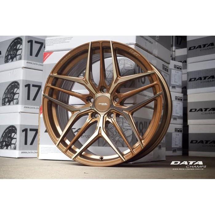 【頂尖】全新DATA 18吋旋壓鋁圈 FF09 5X100 108 114.3 8.5J 黑車面 黑透 古銅車面-細節圖4