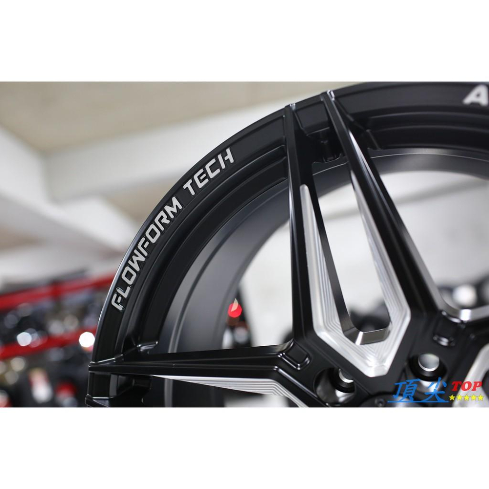 【頂尖】全新雅泛迪鋁圈 ADVANTI N983 19吋旋壓鋁圈 5X114.3 8.5J ET35 消光黑洗溝-細節圖4