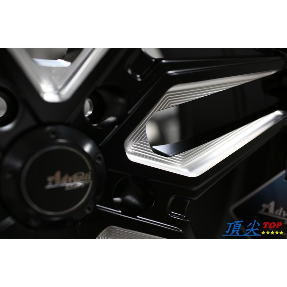 【頂尖】全新雅泛迪鋁圈 ADVANTI N983 19吋旋壓鋁圈 5X114.3 8.5J ET35 消光黑洗溝-細節圖6