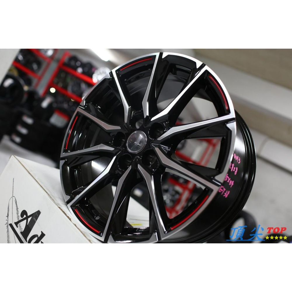 【頂尖】全新順謚鋁圈 EP50093 18吋鋁圈 5X114.3 8J ET38 亮黑車面 TOYOTA海外版原廠型-細節圖3