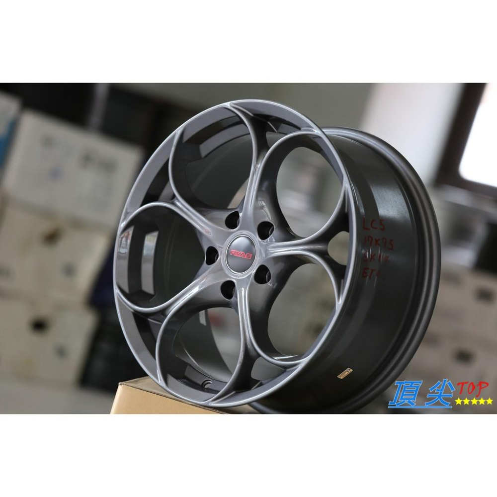 【頂尖】全新源勝發鋁圈 LC5 17吋 5X114.3 7.5J ET40 槍灰色 其他規格歡迎洽詢-細節圖2