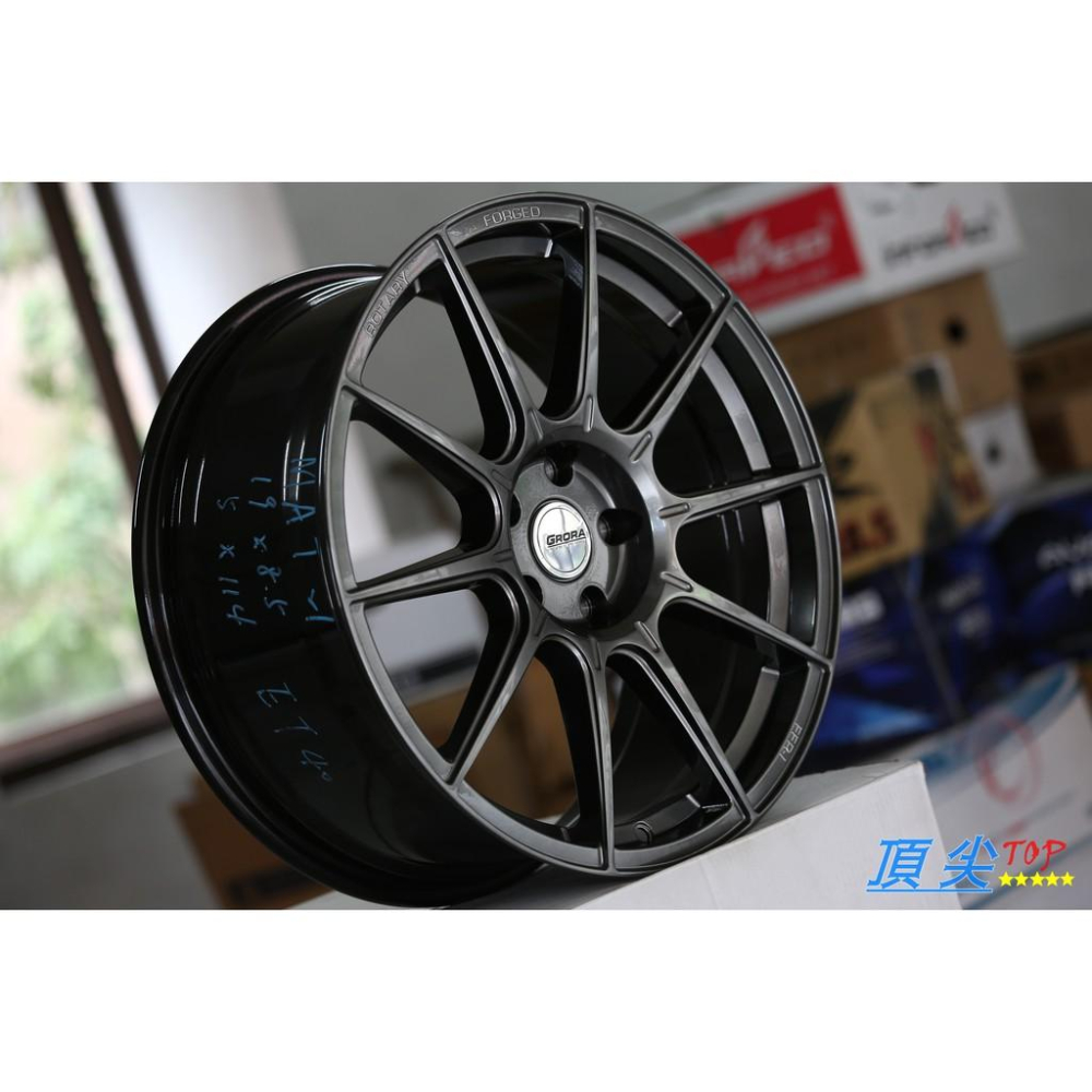 【頂尖】全新雅泛迪 19吋旋壓鋁圈 MAT21 5X114.3 8.5J ET40 鈦色 類SSR GTX01-細節圖3