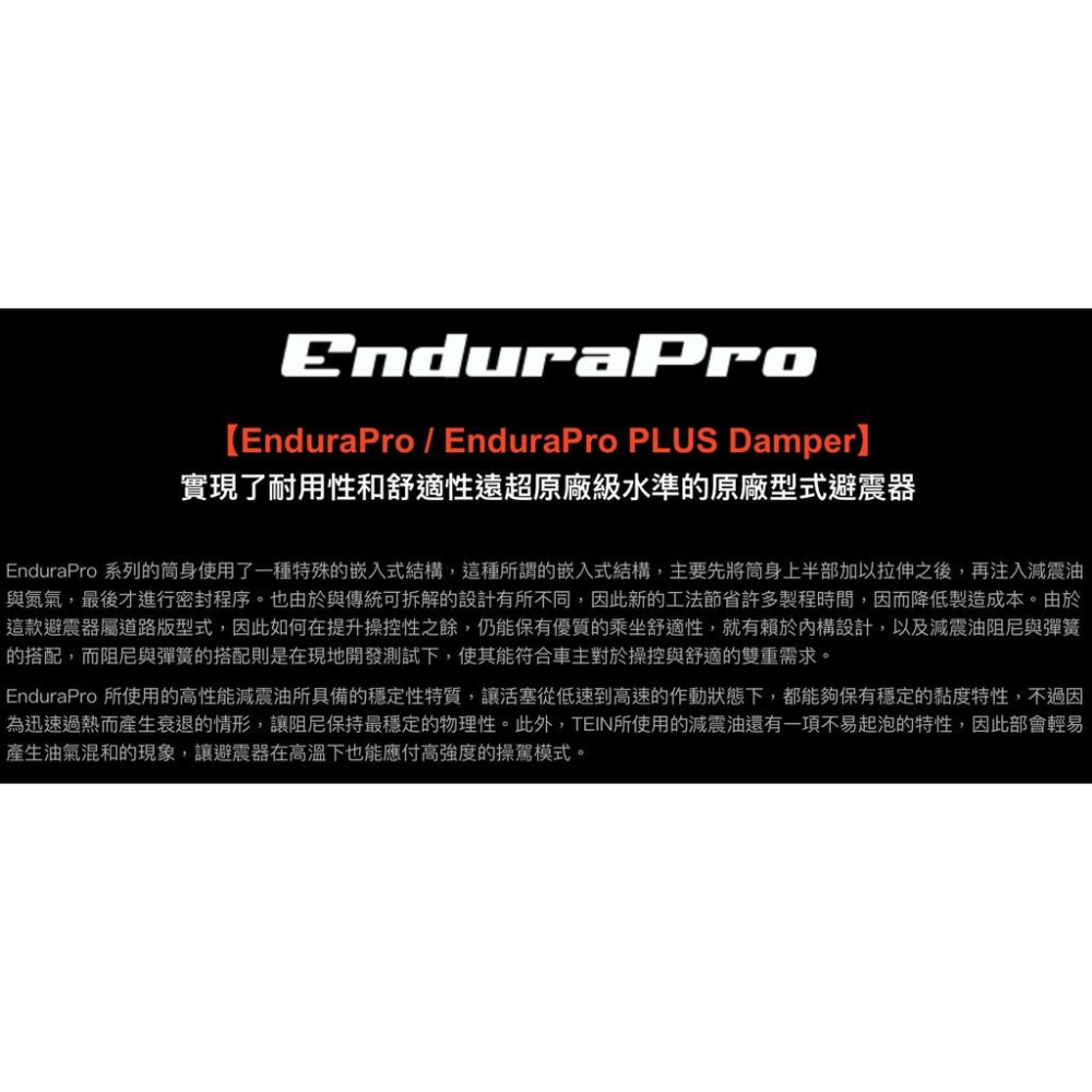 【頂尖】TEIN EnduraPro 阻尼不可調原廠型避震器 AUDI SKODA全系列 AAI全美公司貨 歡迎洽詢-細節圖2