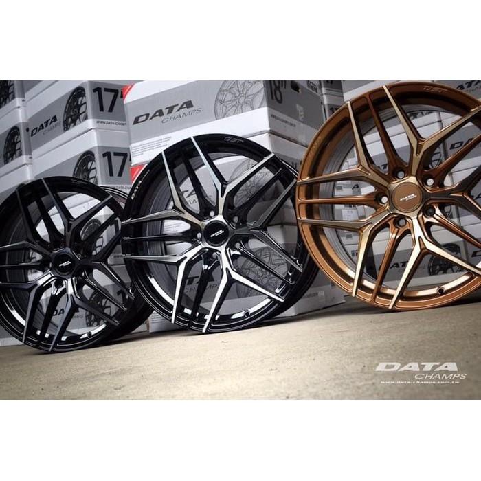 【頂尖】全新DATA 17吋旋壓鋁圈 FF09 5X100 108 114.3 7.5J 黑車面 黑透 古銅車面-細節圖4