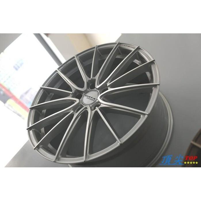 【頂尖】全新DATA 18吋DST旋壓鋁圈 FF11 5X100 108 112 114.3 8.5J 銀色車面-細節圖2