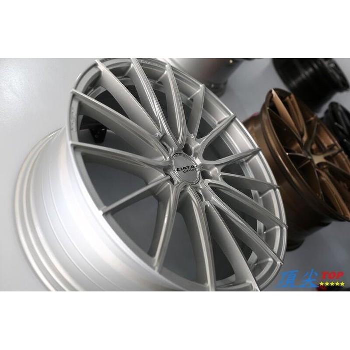 【頂尖】全新DATA 18吋DST旋壓鋁圈 FF11 5X100 108 112 114.3 8.5J 銀色車面-細節圖3