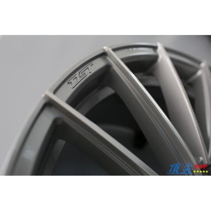 【頂尖】全新DATA 18吋DST旋壓鋁圈 FF11 5X100 108 112 114.3 8.5J 銀色車面-細節圖4