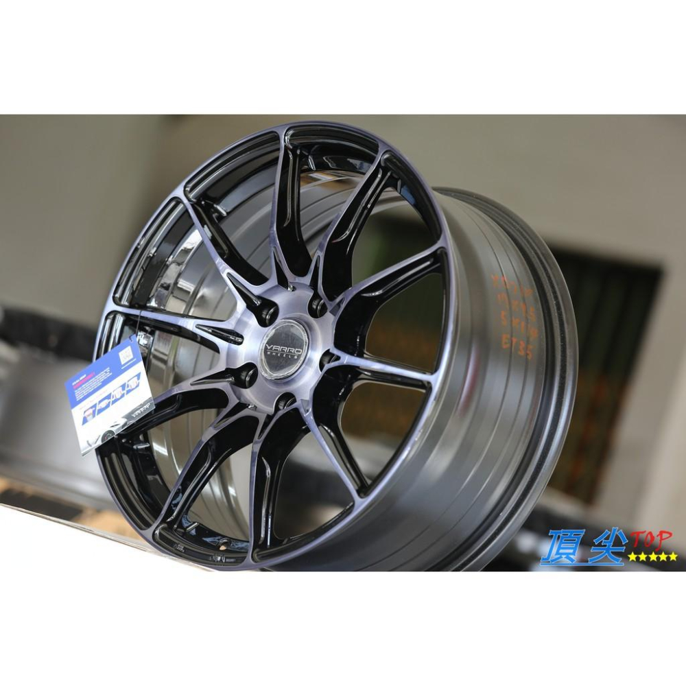 【頂尖】全新VARRO VD21X 17吋旋壓鋁圈 5X114.3 7.5J ET35 亮黑車髮絲銀 VD21-細節圖2