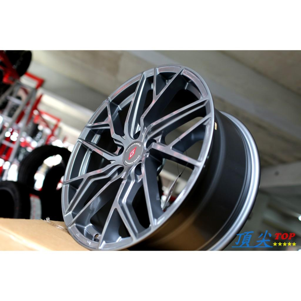 【頂尖】全新北德文鋁圈 2272 18吋 5X114.3 8J ET38 消光鐵灰 分期零利率-細節圖3
