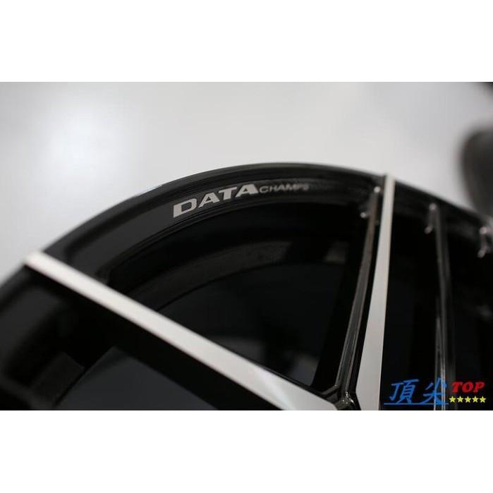 【頂尖】全新DATA 18吋DST旋壓輕量化鋁圈 FF09 5X100 108 112 114.3 8.5J 亮黑色車面-細節圖4