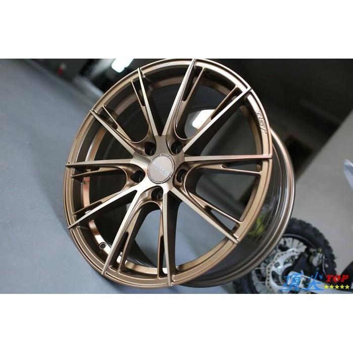 【頂尖】全新DATA 18吋DST旋壓鋁圈 FF10 5X100 108 112 114.3 8.5J 古銅金車面-細節圖3