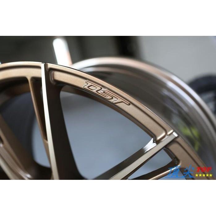 【頂尖】全新DATA 18吋DST旋壓鋁圈 FF10 5X100 108 112 114.3 8.5J 古銅金車面-細節圖5