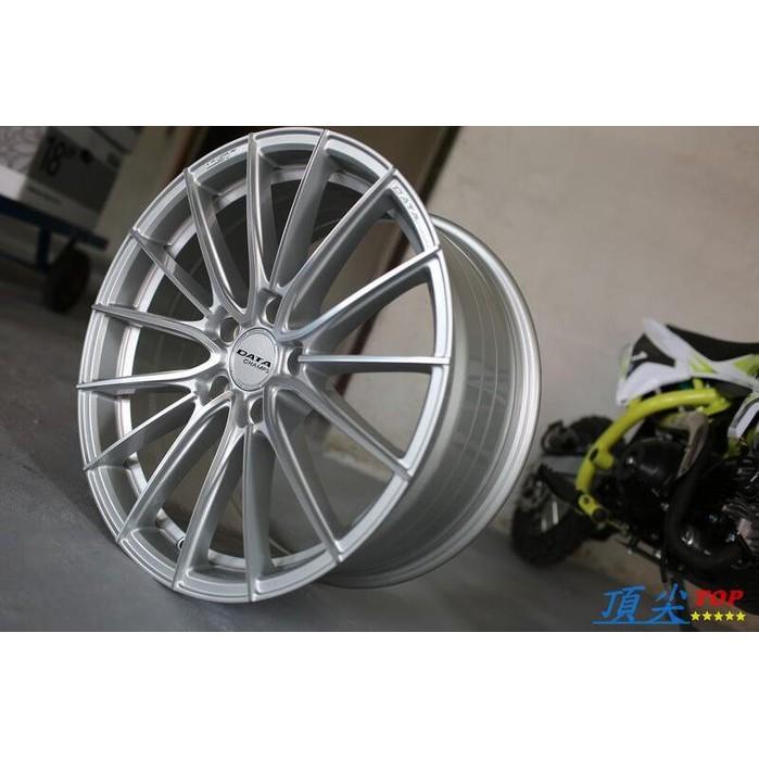 【頂尖】全新DATA 19吋DST旋壓鋁圈 FF11 5X108 112 114.3 8.5J 銀色車面-細節圖2