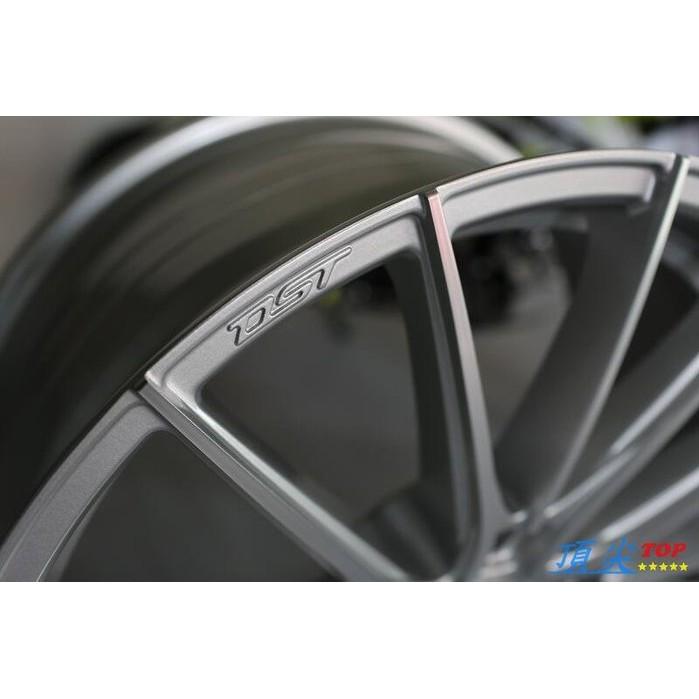 【頂尖】全新DATA 19吋DST旋壓鋁圈 FF11 5X108 112 114.3 8.5J 銀色車面-細節圖4