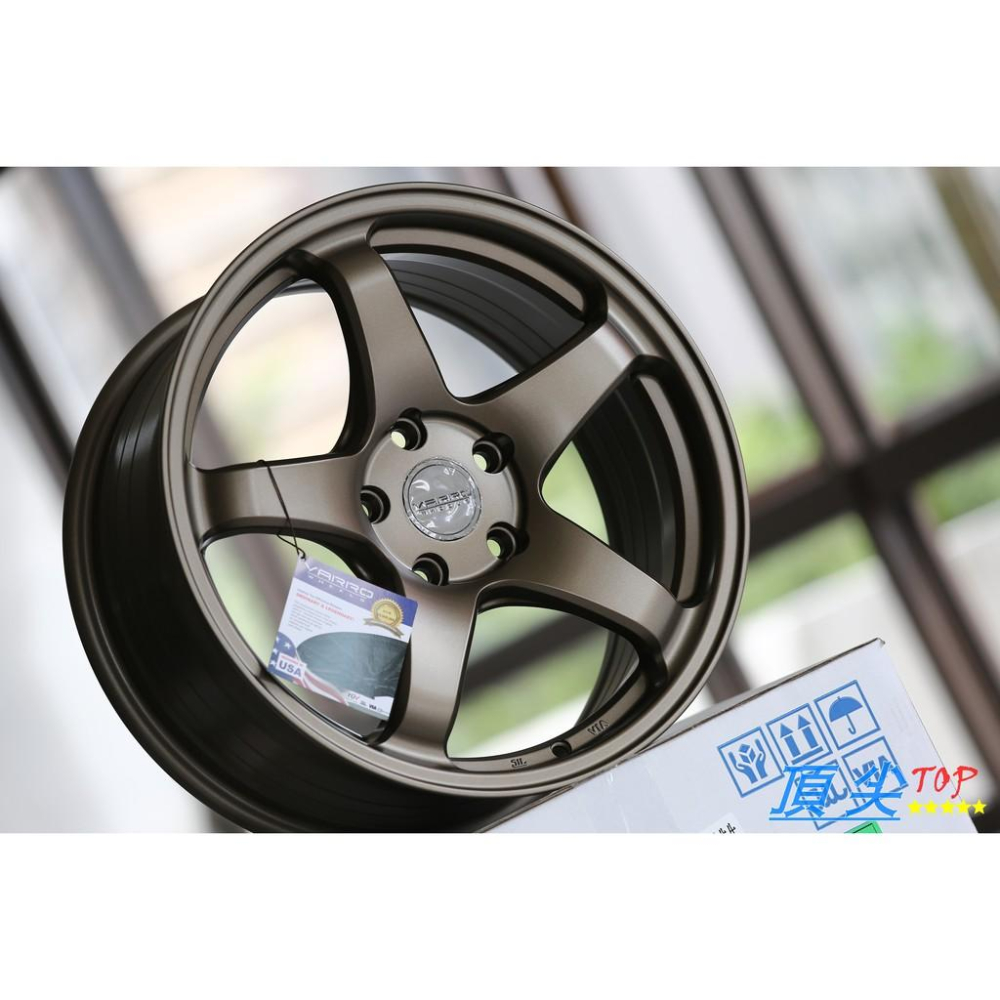 【頂尖】全新VARRO VD35X 17吋旋壓鋁圈 5X114.3 7.5J ET40 消光古銅 VD35-細節圖2