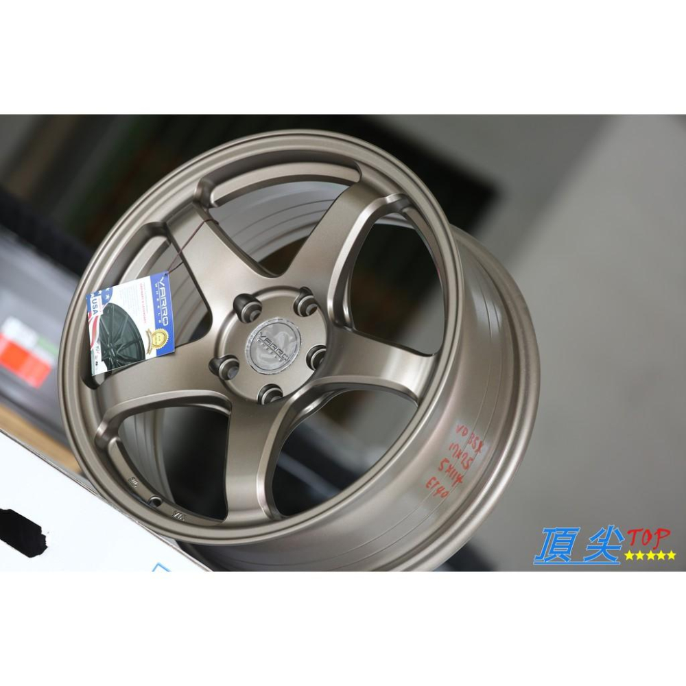 【頂尖】全新VARRO VD35X 17吋旋壓鋁圈 5X114.3 7.5J ET40 消光古銅 VD35-細節圖3