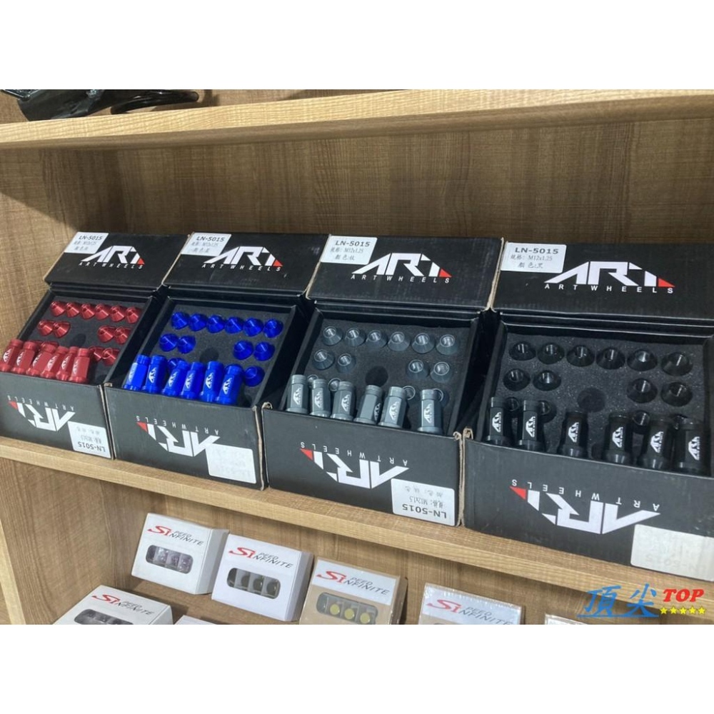 【頂尖】台灣製 ART 7075 T6 鋁合金鍛造 鋁圈 螺絲 螺母 藍色 鈦灰色 黑色 1.25 1.5牙-細節圖5