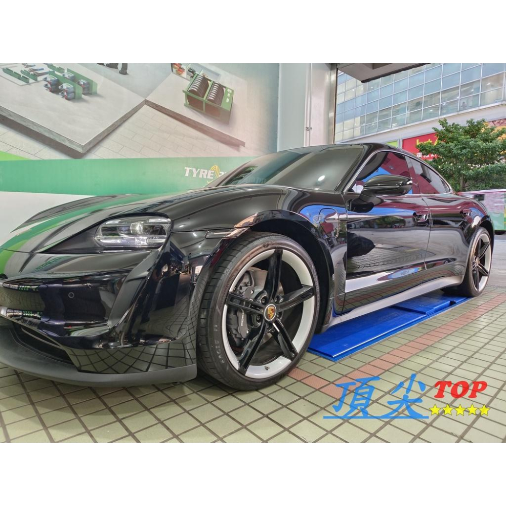 【頂尖】全新保時捷樣式 21吋鋁圈 前後配鍛造 5X130 適用Taycan/Panamera 高強度 PORSCHE-細節圖2