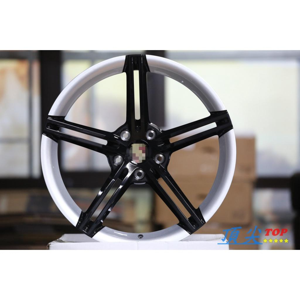 【頂尖】全新保時捷樣式 21吋鋁圈 前後配鍛造 5X130 適用Taycan/Panamera 高強度 PORSCHE-細節圖4