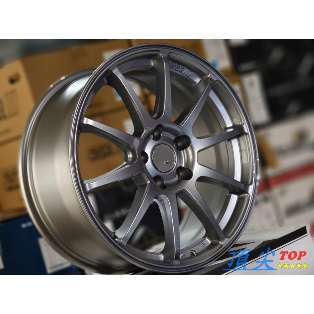 【頂尖】全新 SSR鋁圈SSR GTV02 18吋鋁圈 5X114.3 8.5J ET40 閃銀/日本品牌鋁圈-細節圖2