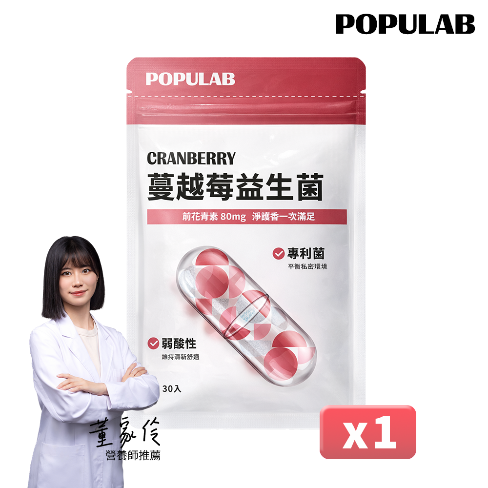 膠原生醫【 蔓越莓益生菌 + 洛神花萼 】私密保養膠囊｜天然配方無添加 女性益生菌 含前花青素 可搭配 甘露糖-規格圖4