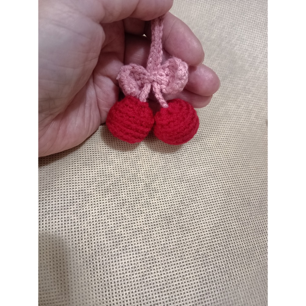 櫻桃吊飾動物造型掛件-細節圖5