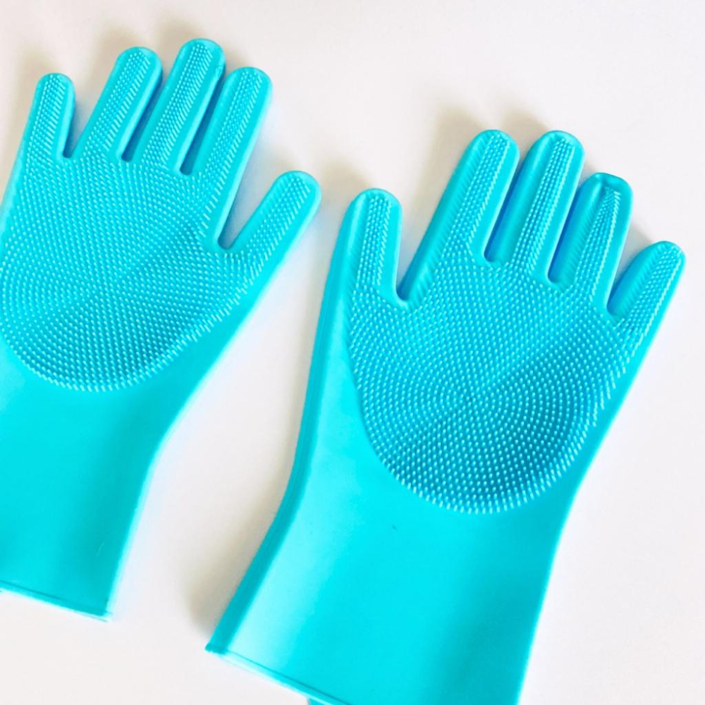 🚀隔日到貨🚀萌寵要當家 台灣現貨 洗澡用品 洗澡按摩梳 寵物搓澡手套-細節圖7