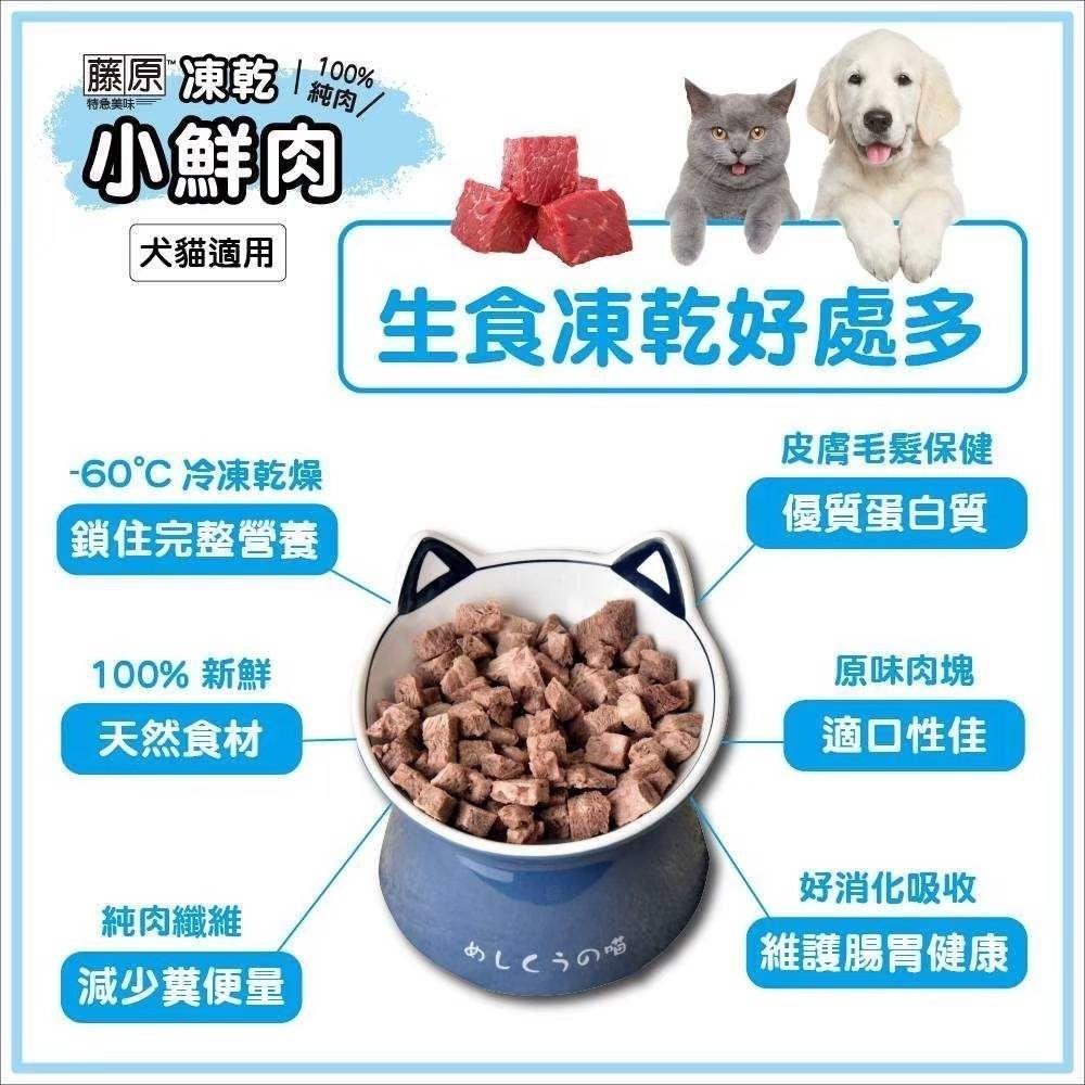 🚀快速出貨🚀萌寵要當家【藤原凍乾小鮮肉】犬貓適用 寵物零食 100%純肉 狗凍乾 貓凍乾 寵物凍乾【罐裝】-細節圖5
