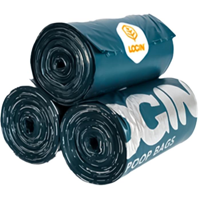 🚀隔日到貨🚀萌寵要當家【洛格 環保可分解拾便袋】貓狗便袋 寵物便袋 8捲入(136張)-細節圖2