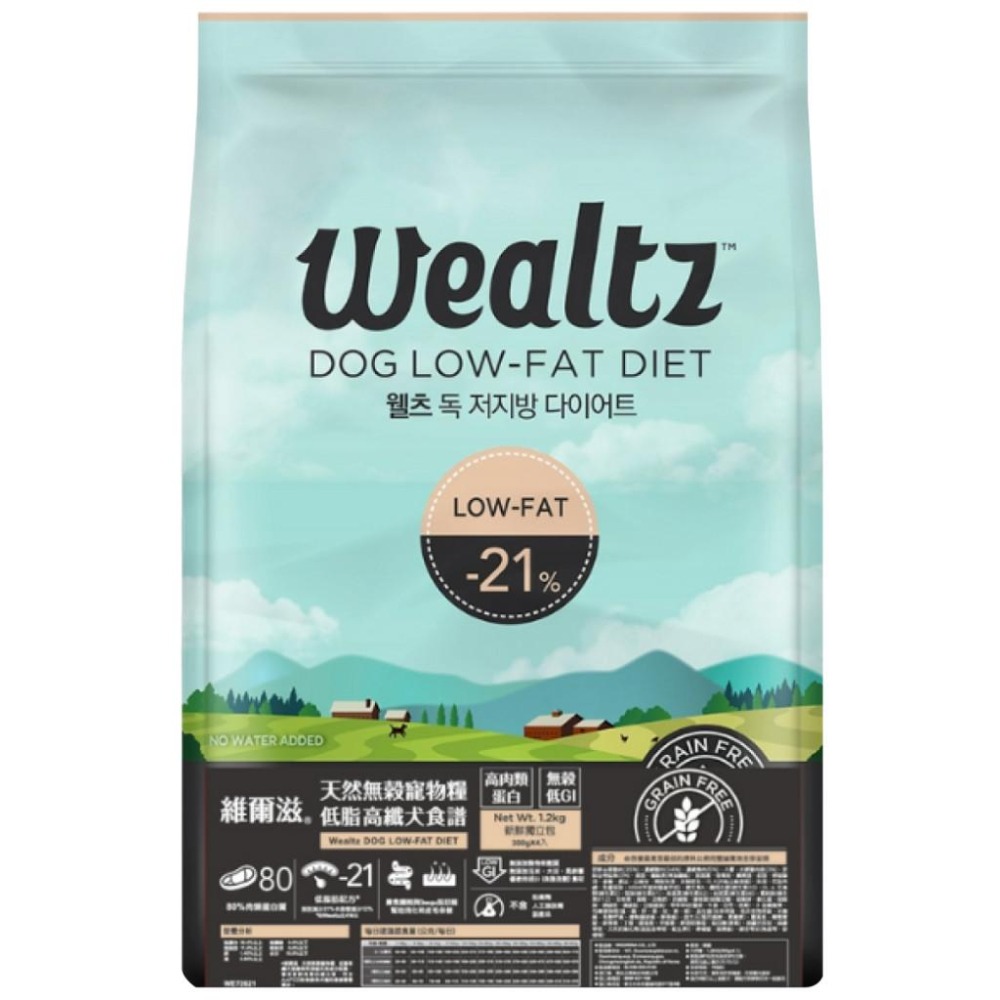 🚀隔日到貨🚀萌寵要當家【Wealtz 維爾滋 天然無穀犬糧】狗飼料【1.2kg / 2.1kg】小包 💰領劵95折-細節圖7