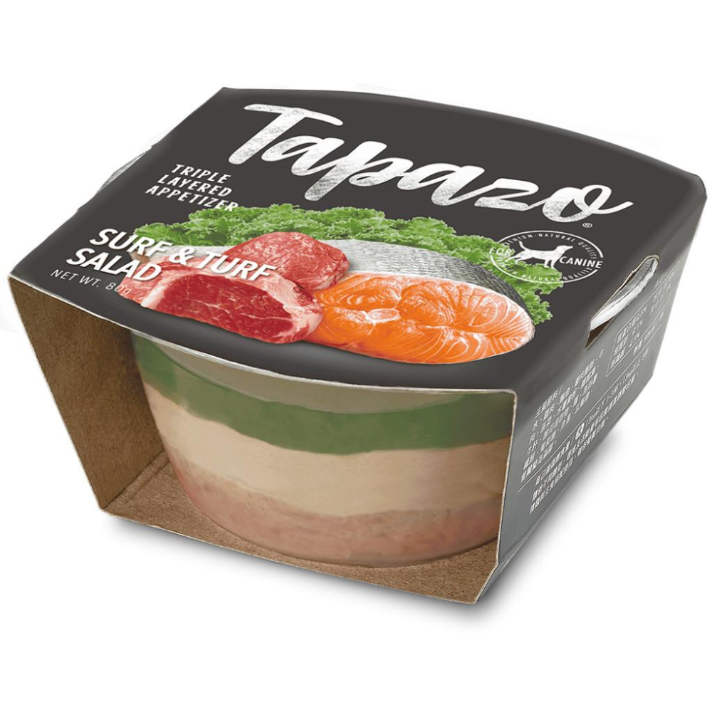 🚀隔日到貨🚀萌寵要當家【TAPAZO 特百滋 開胃三層杯】狗罐頭 狗餐盒 罐頭 80g-細節圖7