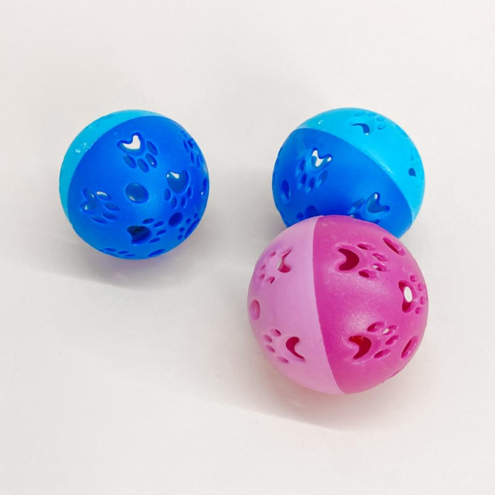 🚀隔日到貨🚀萌寵要當家 有喵病 台灣現貨 寵物叮噹球 貓咪鈴鐺球 貓玩具 籠中鈴鐺球 毛絨鈴鐺球 劍麻球-細節圖4