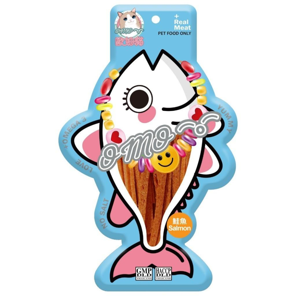 🚀隔日到貨🚀萌寵要當家【歐姆貓】胖胖魚 鮪魚粒 鮭魚片 貓零食 貓點心 (25g)-細節圖3