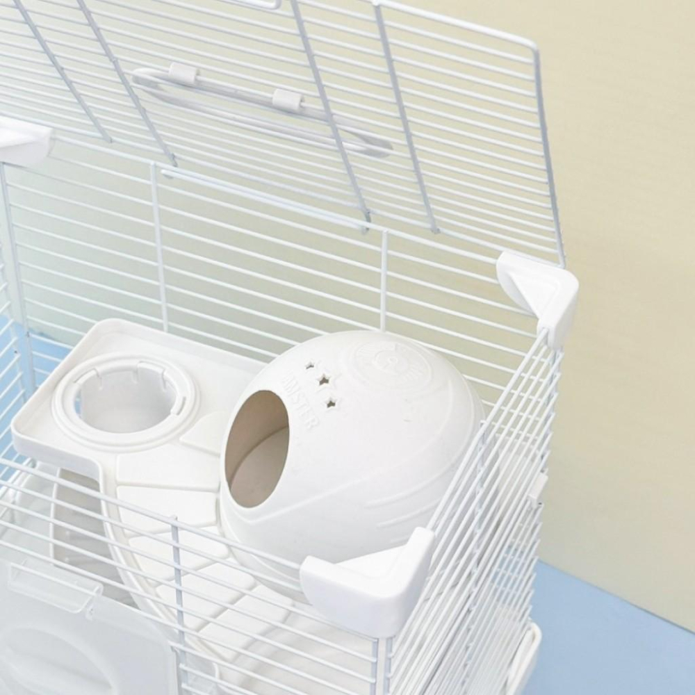 🚀隔日到貨🚀萌寵要當家 寵物來了 台灣現貨雪堡雙層倉鼠籠 寵物老鼠-細節圖5