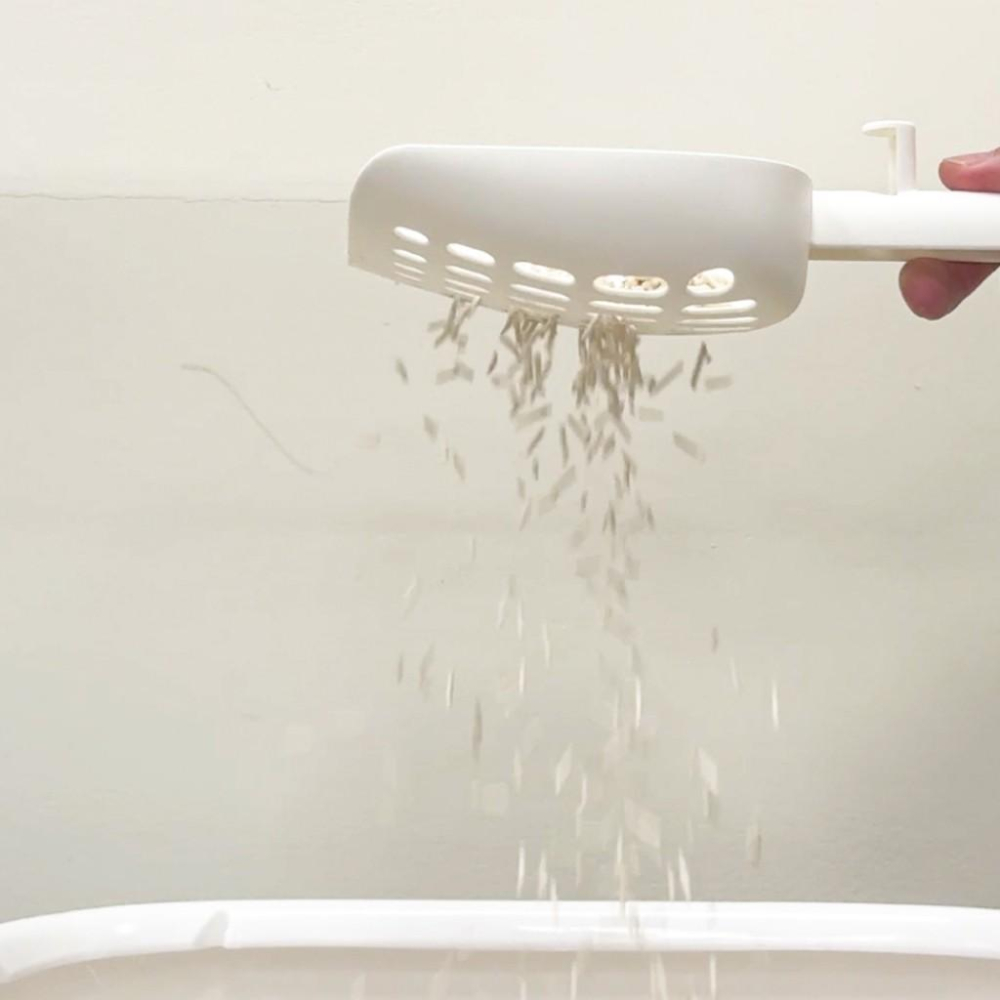 🚀隔日到貨🚀萌寵要當家 有喵病 台灣現貨 可變形貓砂鏟 極簡多用孔貓砂鏟 貓砂鏟 濾砂-細節圖8