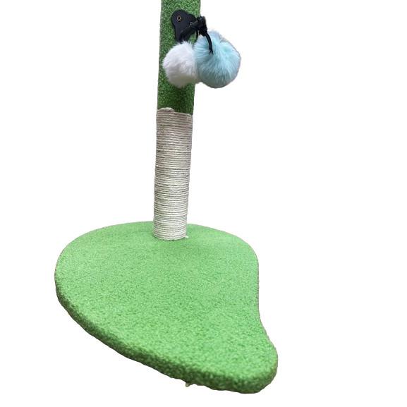 🚀隔日到貨🚀萌寵要當家 貓貓抓柱綠葉款毛球柱貓抓柱貓抓柱-細節圖4