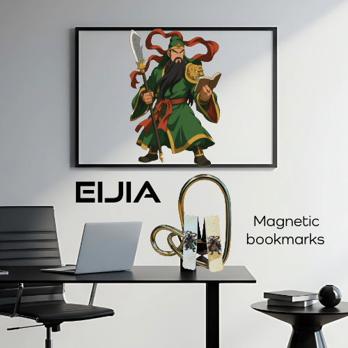 EiJIA關帝聖君-磁性書籤-細節圖2