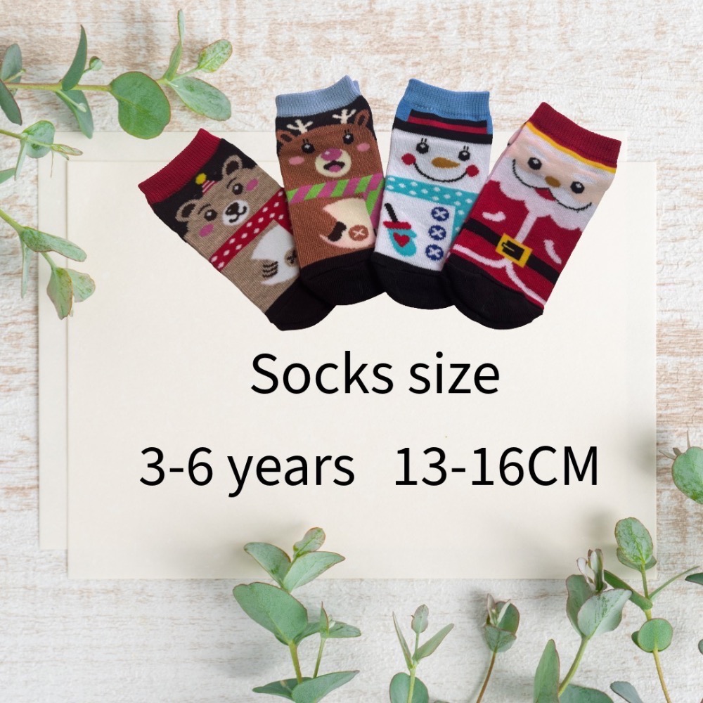 [時尚穿搭］聖誕限定可愛童襪-聖誕節禮物、節慶系列造型襪-細節圖4