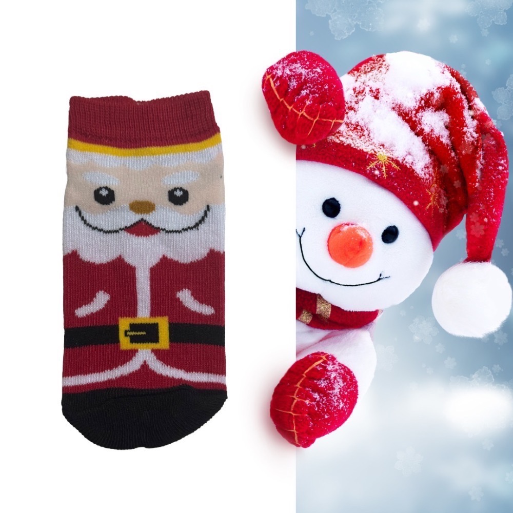 [時尚穿搭］聖誕限定可愛童襪-聖誕節禮物、節慶系列造型襪-規格圖4