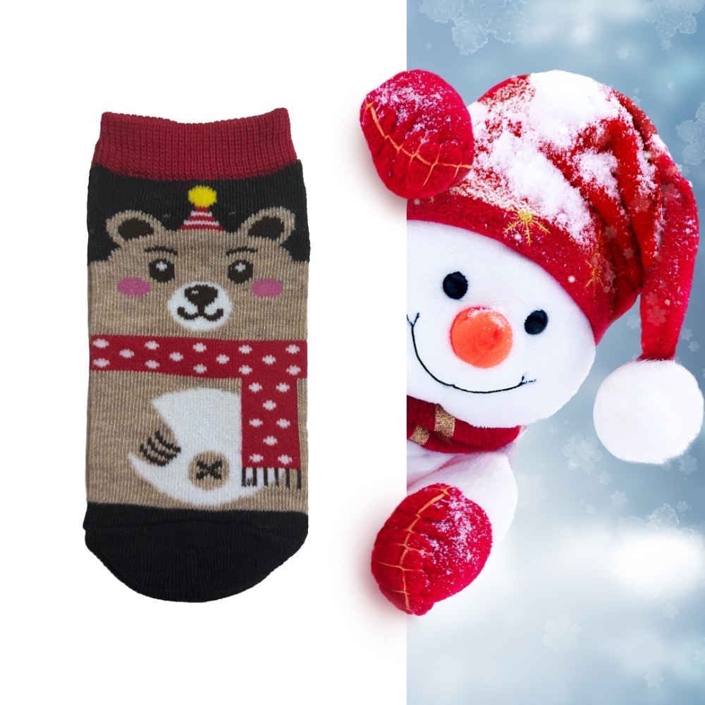 [時尚穿搭］聖誕限定可愛童襪-聖誕節禮物、節慶系列造型襪-規格圖4