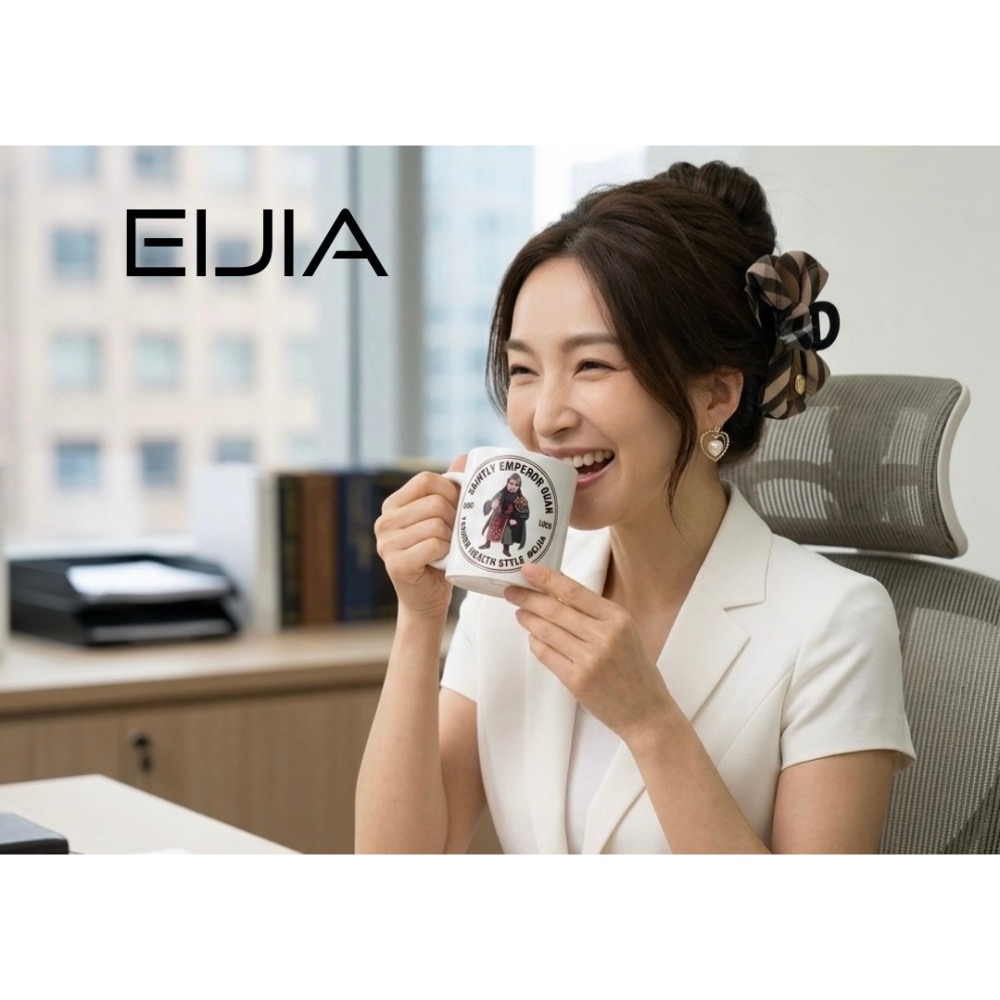 EiJIA 關聖帝君 馬克杯（文青款）-細節圖2