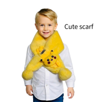 🌟臺灣現貨🌟兒童保暖圍巾、圍脖～快樂寶貝款、男女童卡通造型圍巾