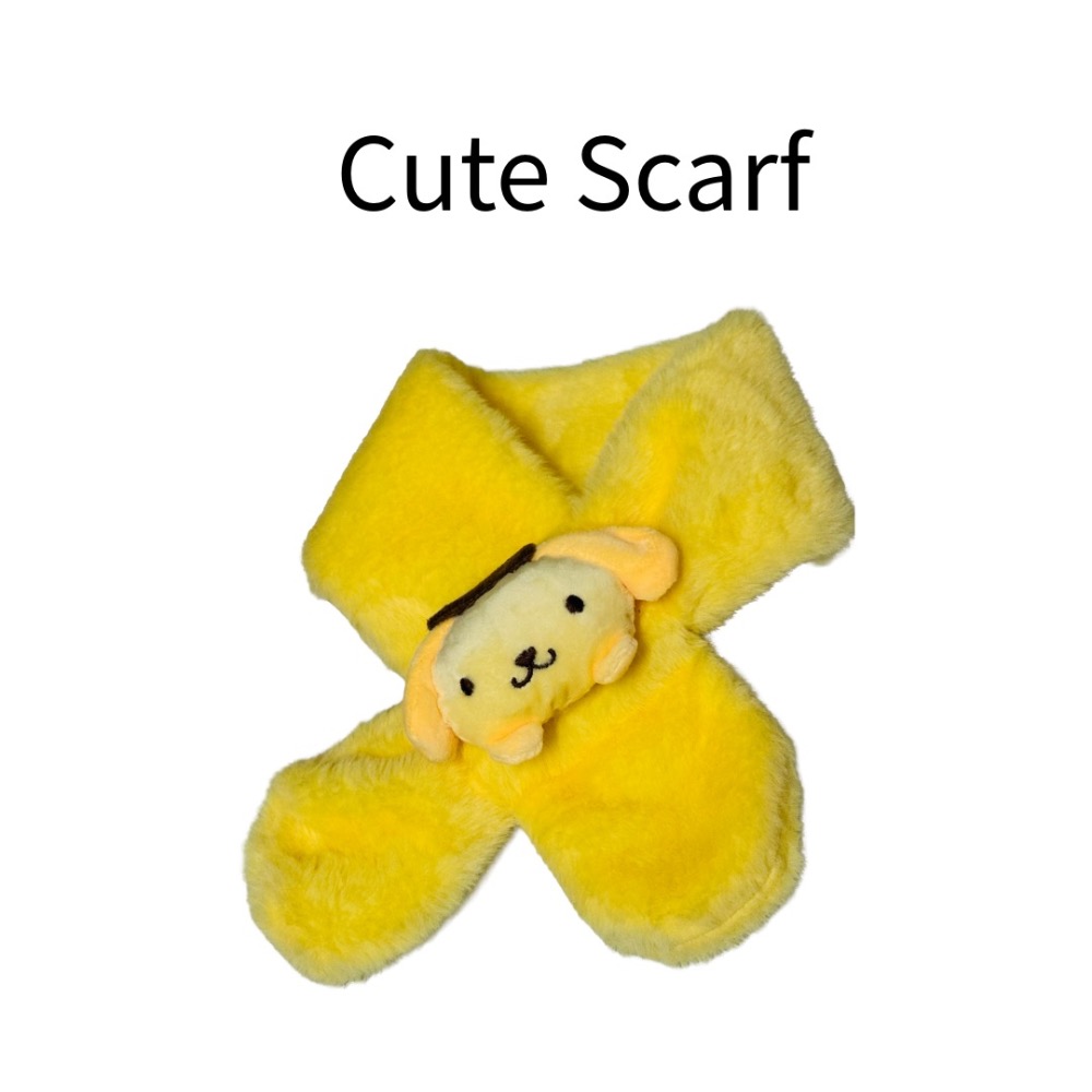 🌟臺灣現貨🌟兒童保暖圍巾、圍脖～小布點款、男女童卡通造型圍巾-規格圖2