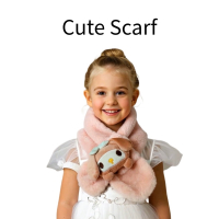 🌟臺灣現貨🌟兒童保暖圍巾、圍脖～樂美寶貝款、男女童卡通造型圍巾