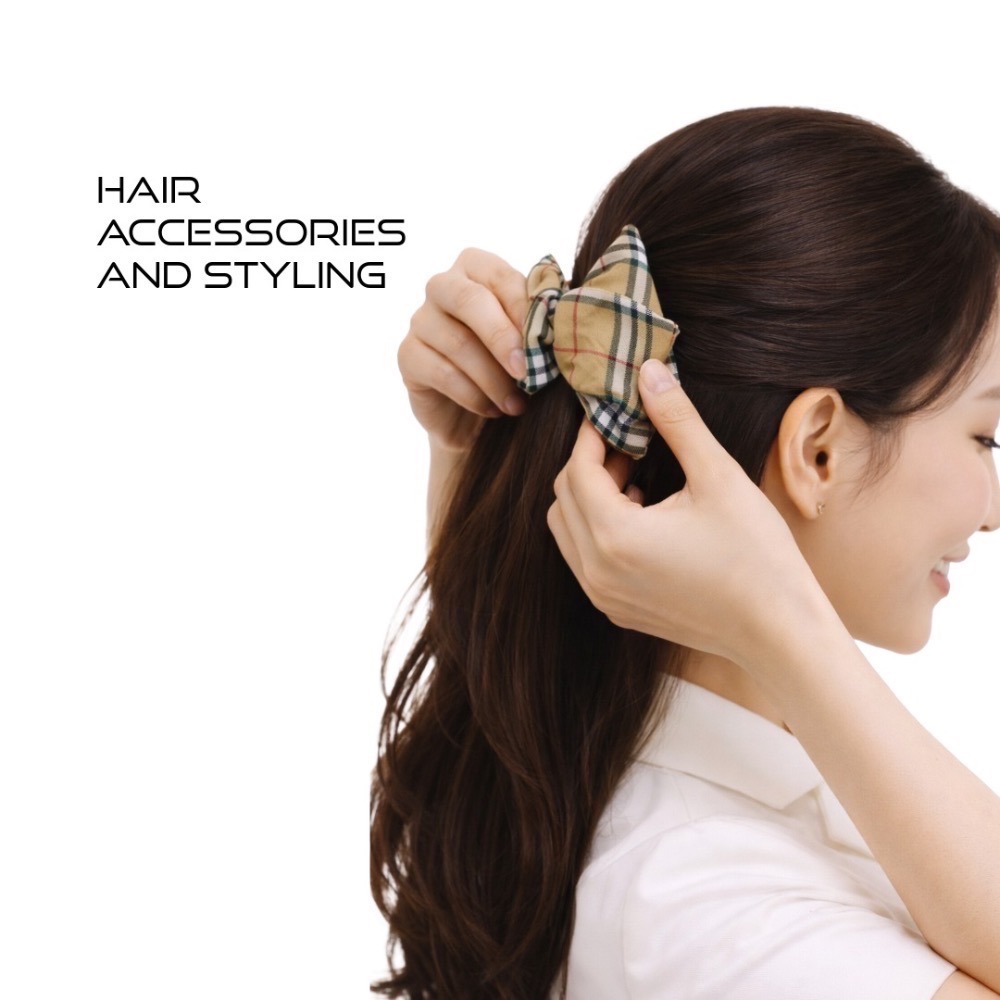 經典格紋時尚髮飾-福袋-細節圖2