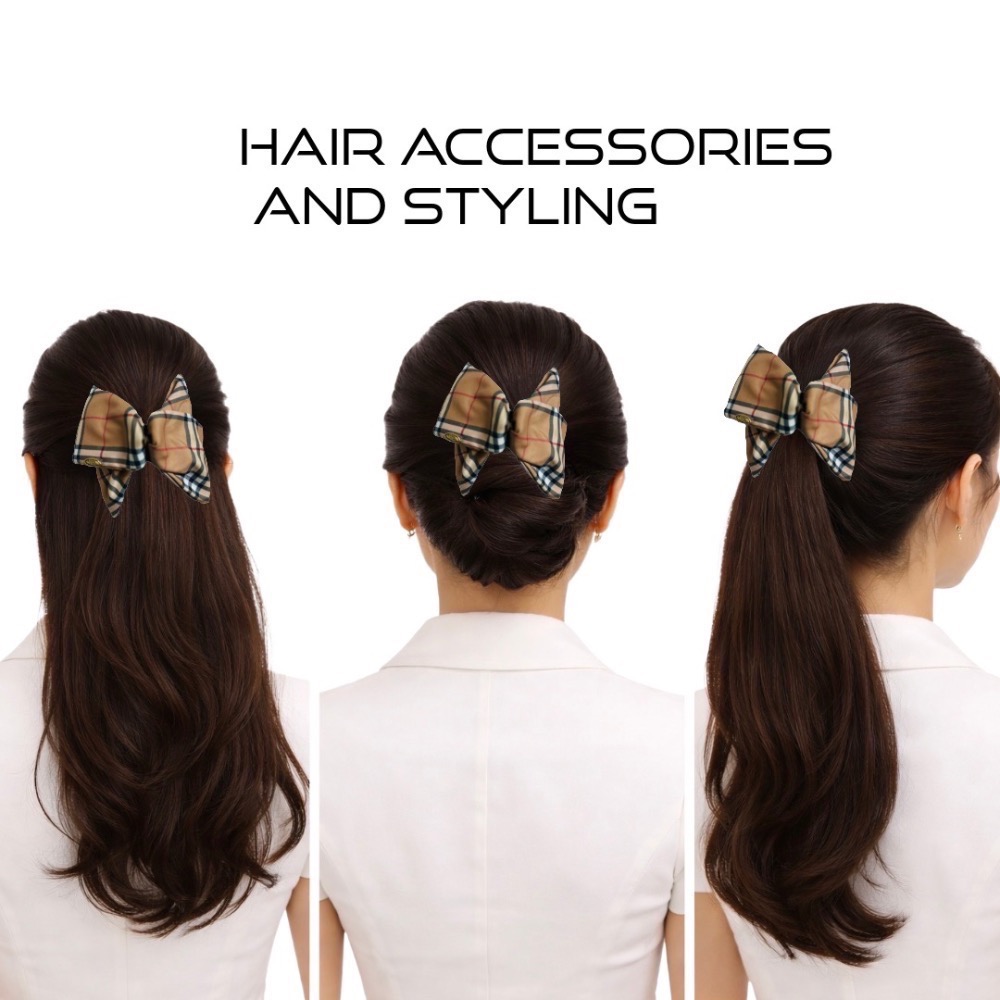 經典格紋時尚髮飾-福袋-細節圖3