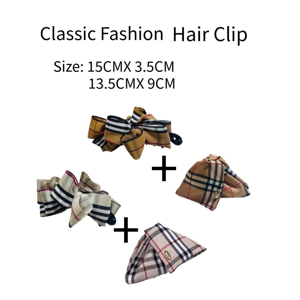 經典格紋時尚髮飾-福袋-細節圖6