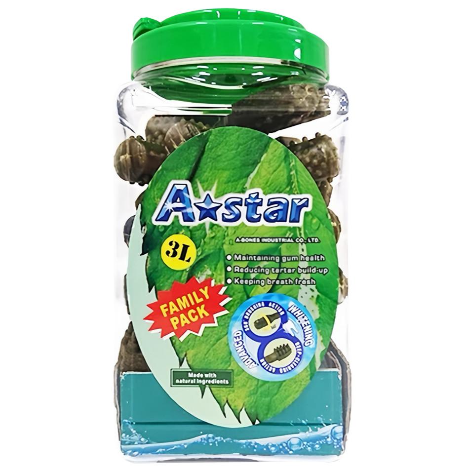 【Astar AB 草本雙頭潔牙骨】家庭號 超大桶 犬零食 狗零食 潔牙骨 (桶裝) - 汪喵日總匯-細節圖7